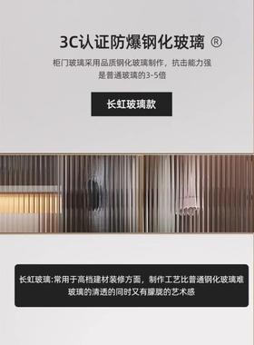 柜卧室用现门代简约小户型ANW推拉家门原木色衣拼色趟移木质成品