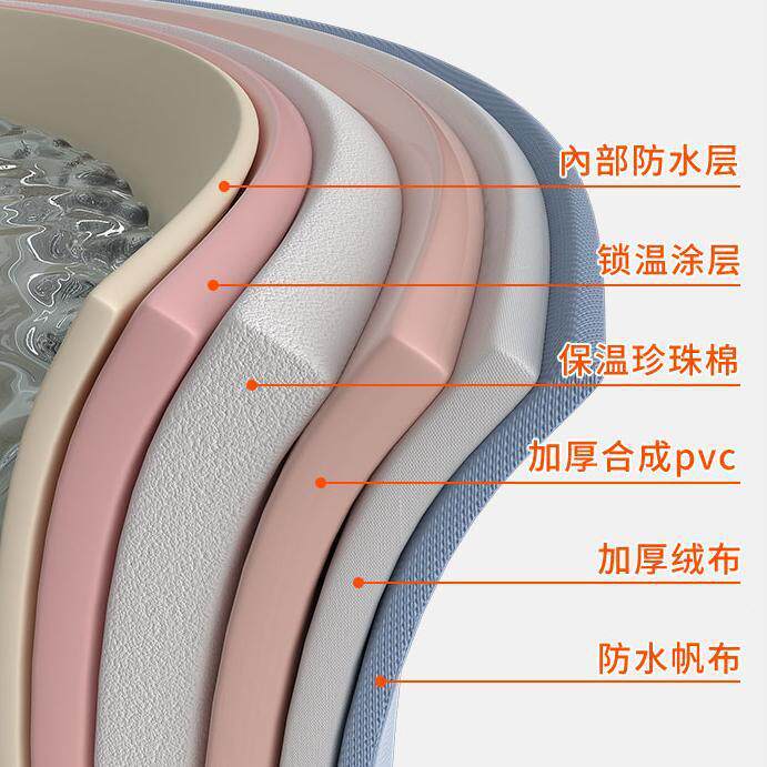 人泡澡桶大折叠扇洗澡人无品牌/桶家用沐浴桶三角转角浴缸成淋浴