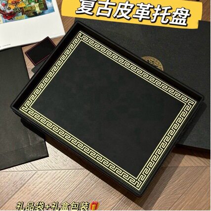 欧式复古木质托盘防滑防烫收纳