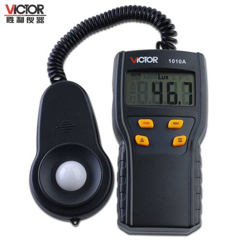 包邮胜利自动量程照度计VC1010A 测光表 照度仪 亮度表 照度