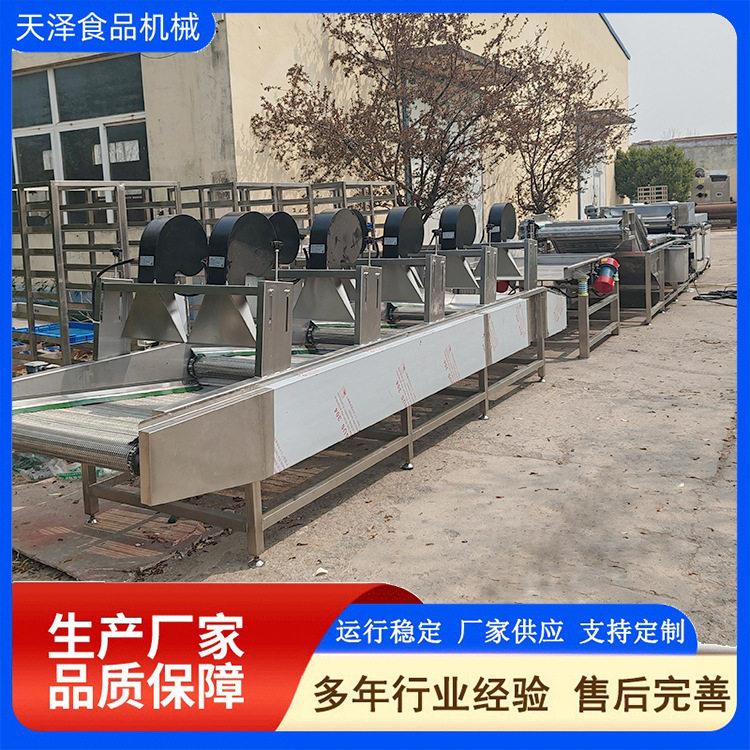 全自动翻转式风干机食品包装袋沥水风干设备不锈钢果蔬清洗风干线