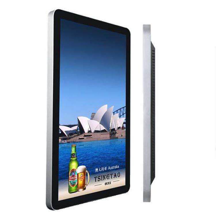 各尺寸广告机液晶显示器壁挂式数字标牌可分屏显示海报机大屏幕