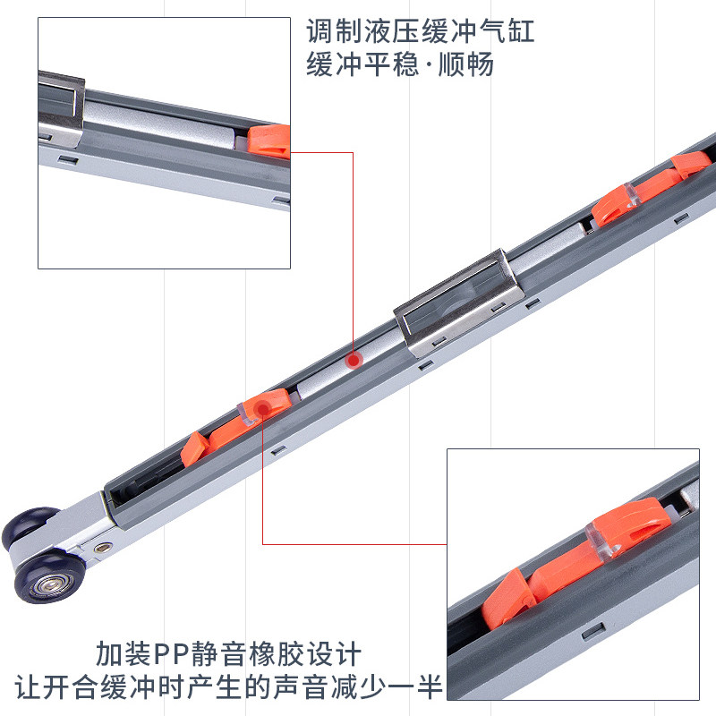 移门轨道滑道吊轮木门玻璃门吊轨滑轮推拉门轨道吊门Z上滑轨配件