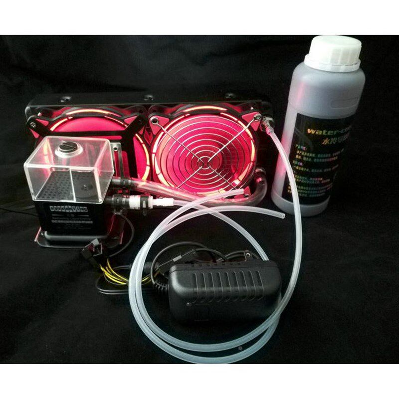 电水冷套装 手机笔记本水显冷外机外置水冷I散热器 CP U 卡机箱风