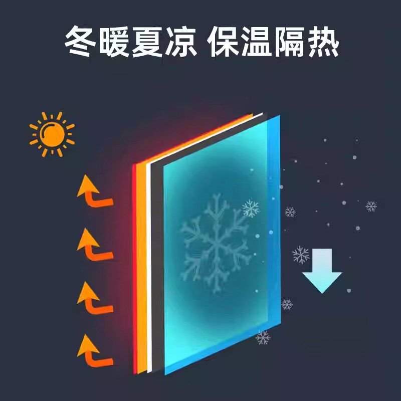 压花铝箔橡塑保温棉自粘背u胶楼顶彩钢瓦隔热耐高温阻燃雨棚隔音