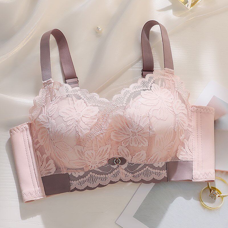 加厚内衣女6CM厚杯平胸专用小胸聚拢显大不空杯无钢圈加厚文胸罩