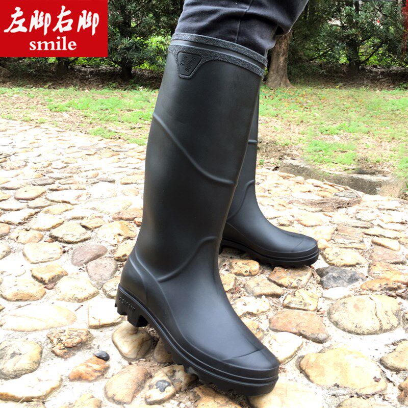 高筒雨鞋男防滑时尚男士长筒水鞋防水钓鱼胶鞋套鞋劳保工作雨靴潮