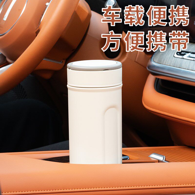 2024新款男女士全陶瓷内胆保温杯E 大容量非涂层高颜值骨瓷咖啡杯