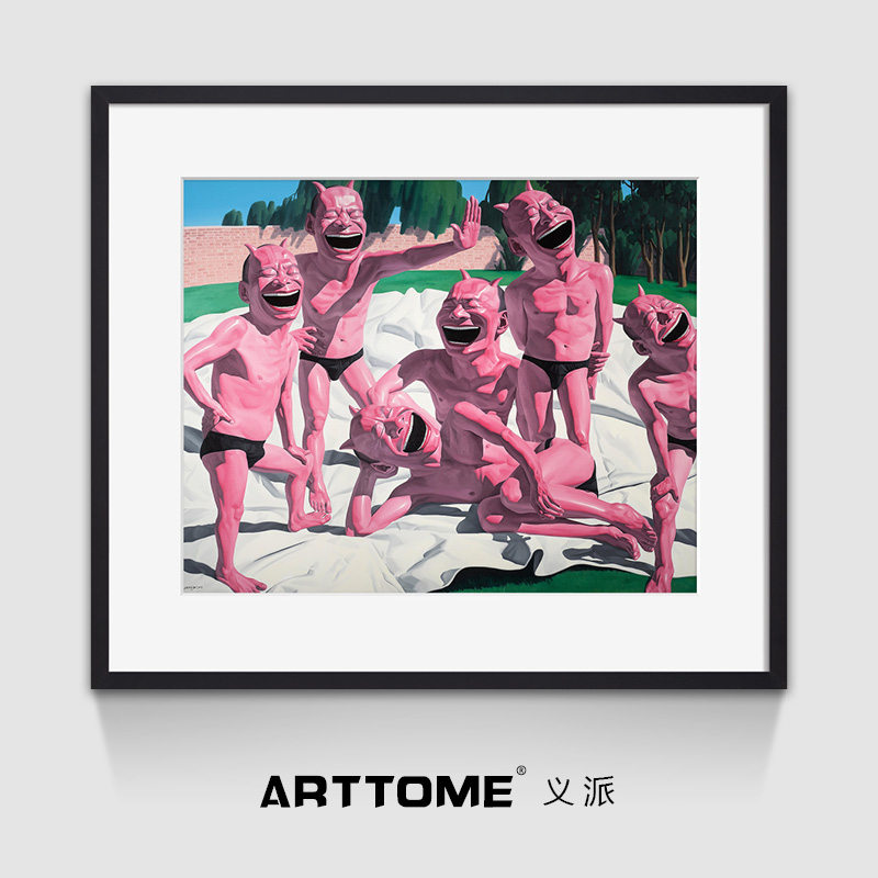 现代简约后现代抽象客厅r餐厅卧室人物挂画版画装饰画 后现代花园