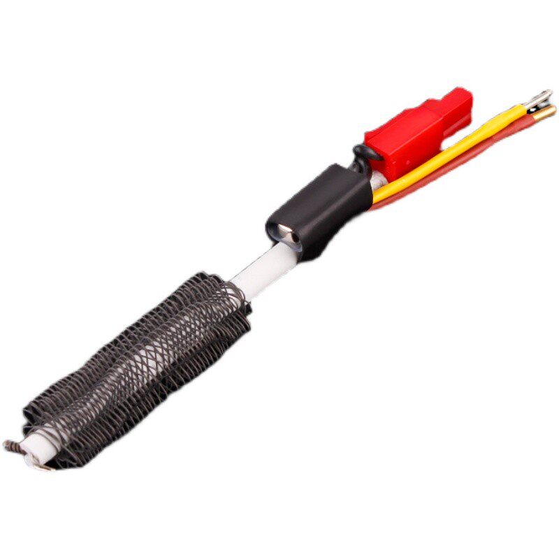 鹿仙子858D两线双控加热芯耐温蝴蝶式风枪发热芯热风枪恒温配件