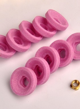 弯头打磨机砂轮 红色 小碗型砂轮 123N 093N 平面气动砂轮 30mm