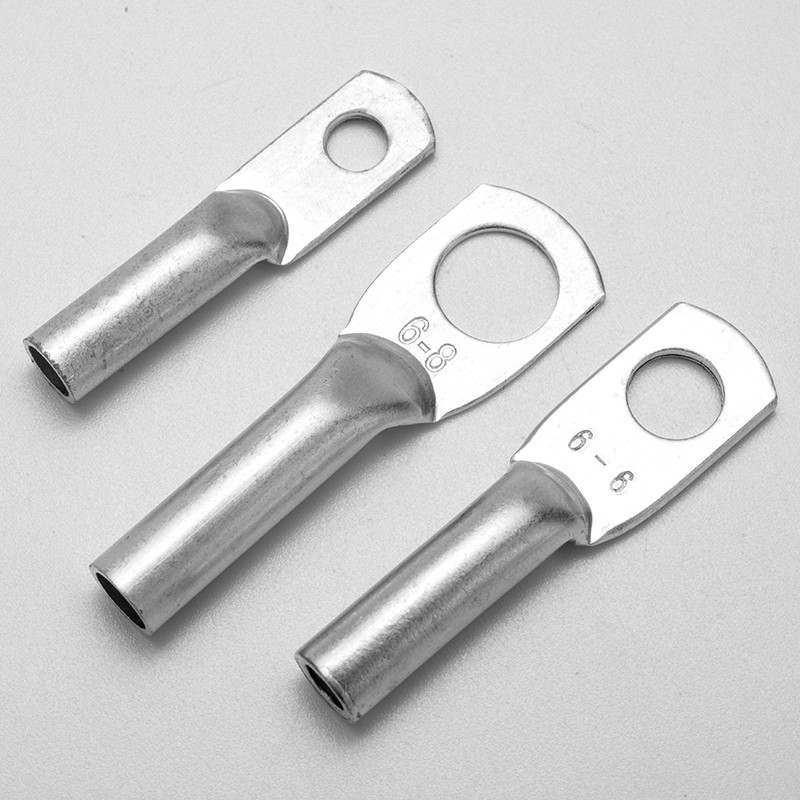 DTG-2.5 4 6平方铜鼻子孔4 6 8镀锡DT铜鼻子接线端子线头线耳紫铜