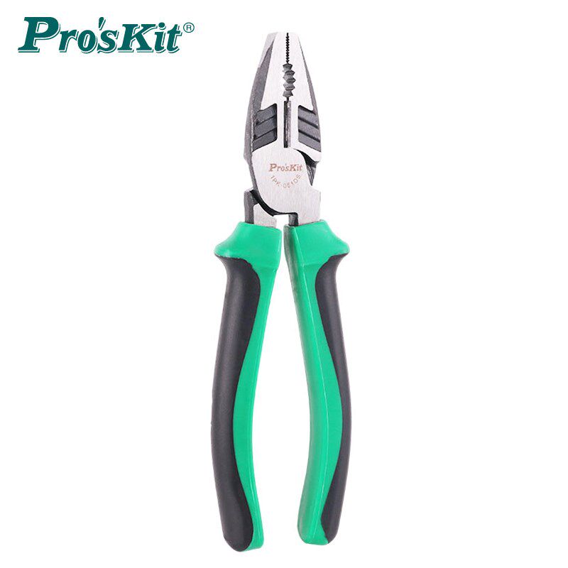 PROSKIT/台湾宝工 1PK-051DS 双色钛金电工钳  8寸老虎钳 钢丝钳