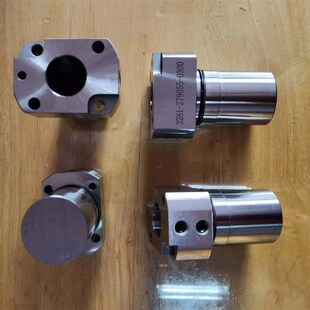 津上S205A刀座精度精磨带背驱机型动力刀架盲孔变径套固定刀座