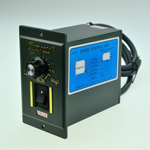 交流电机调速器 220v 马达调速器 us-52调速器 6w-250w专用调速器