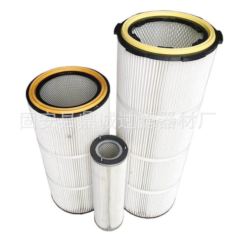 三爪/三耳式尘芯喷塑快拆式滤滤筒工业吸尘吸附折叠MMM配除件