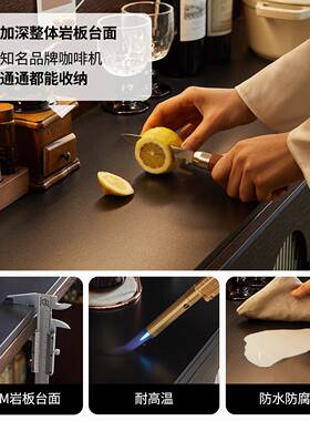 法式古实复木收式餐边柜森美匠心美客厅靠墙柜希RFD拉里中古纳柜