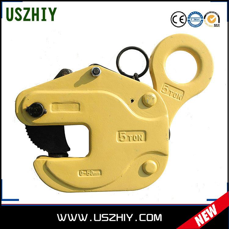 智友V钩LC板3夹起重吊钳竖吊钢板钳立吊1t/2tJUY/t优夹质起重钳