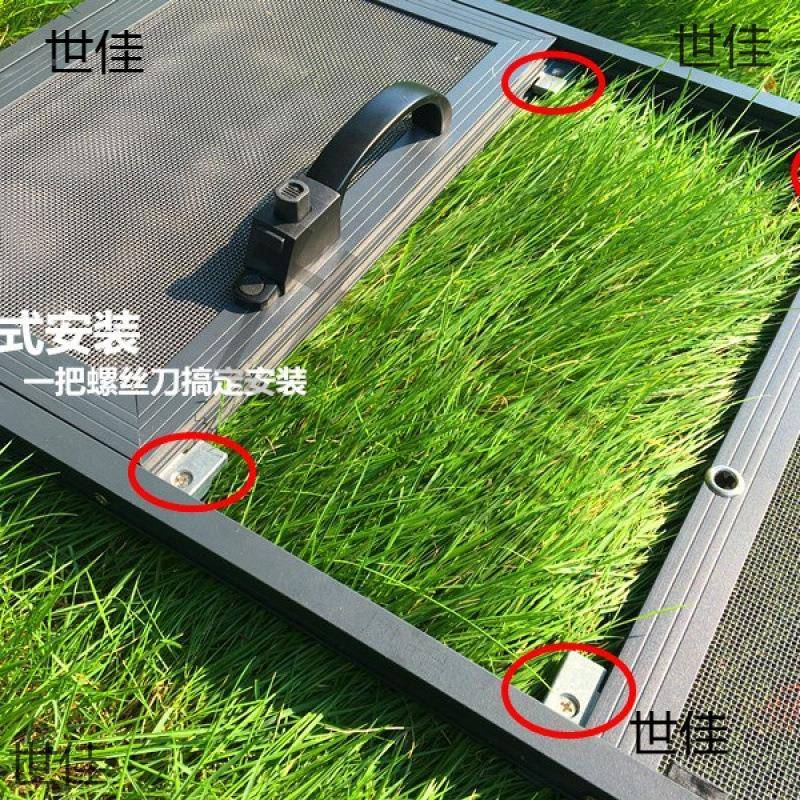 三推防防蚊盗纱三趟式金刚网纱窗上推金下刚网拉隐形YCC纱窗