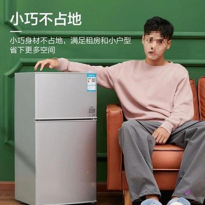 小冰箱小家用型无品牌/宿舍租房用冷藏冷冻双开门冰电保箱节能省