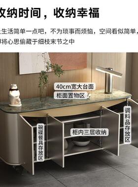 用2025新款意式轻奢餐边柜家PFS63266厅储物柜大师设计餐款豪墅宅