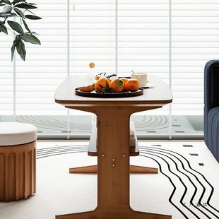 茶几客厅家用小户型现代简茶桌双层可吃日式 饭60m加约高腿小c无品