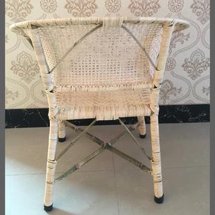 椅老式 藤天然藤子椅竹椅靠背椅手工藤椅休闲椅凉椅老人SEN圈年椅