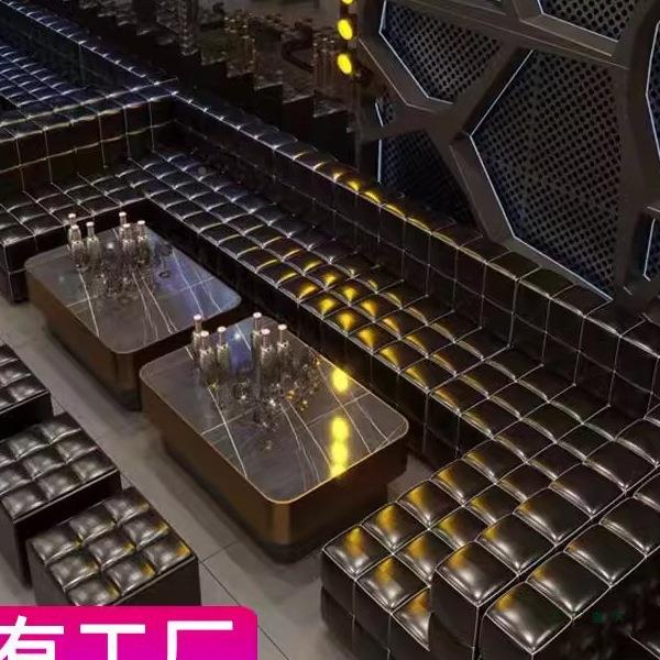 ktv型沙靠发定制订制酒吧清轻吧歌厅家用UVV奢包厢墙转角UL卡座茶