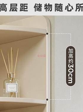 墙角置物架三餐角卧室新款角落收纳边柜靠墙式三10261756厅角柜子