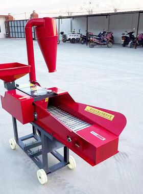 柴机铡草粉碎揉丝一体长短WHJ油可调养殖机械干机湿两用五秸秆谷