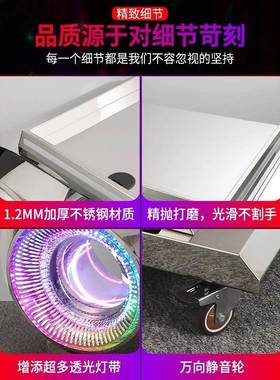 房酒吧DJ台KT对EVKV派包打碟台发光夜店led亚可移动铁艺克力打碟