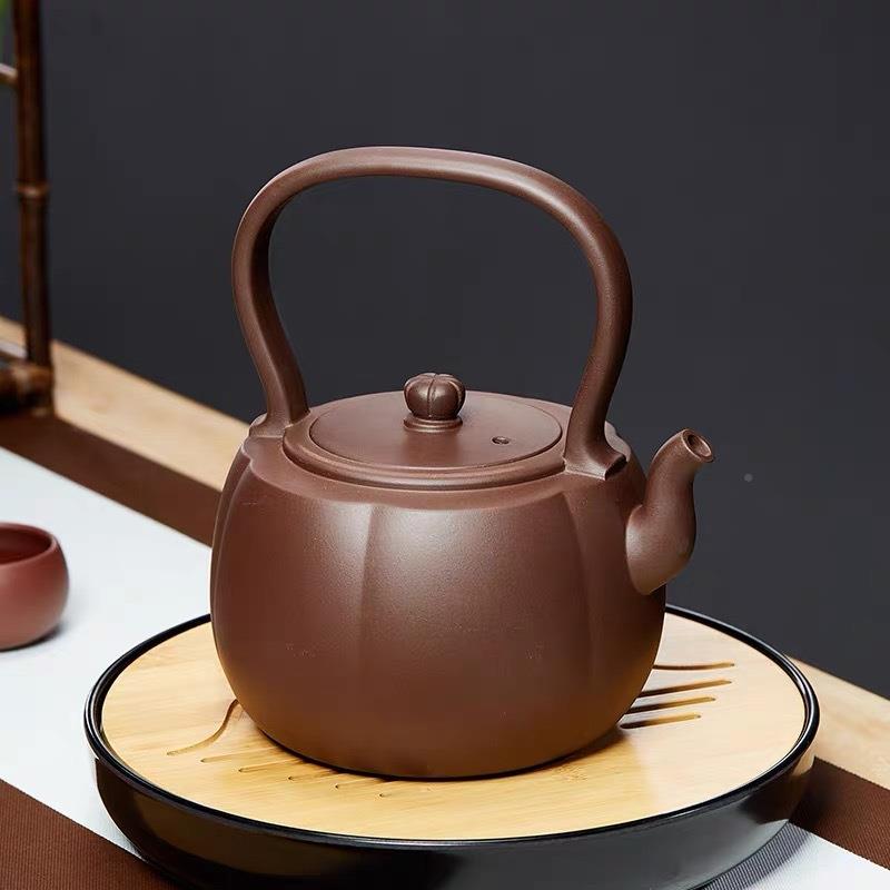 宜兴砂壶提梁紫电煮茶壶煮水蒸茶器电陶热烧水茶炉陶TST瓷茶炉具