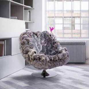 设计师公仔椅创意个性 艺术异形玩偶动物公仔懒人布艺北极熊沙发椅