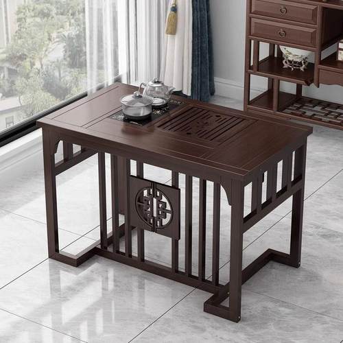 实木茶桌家移中用小型阳台客厅ABF茶桌新式一套整可动茶桌一体泡