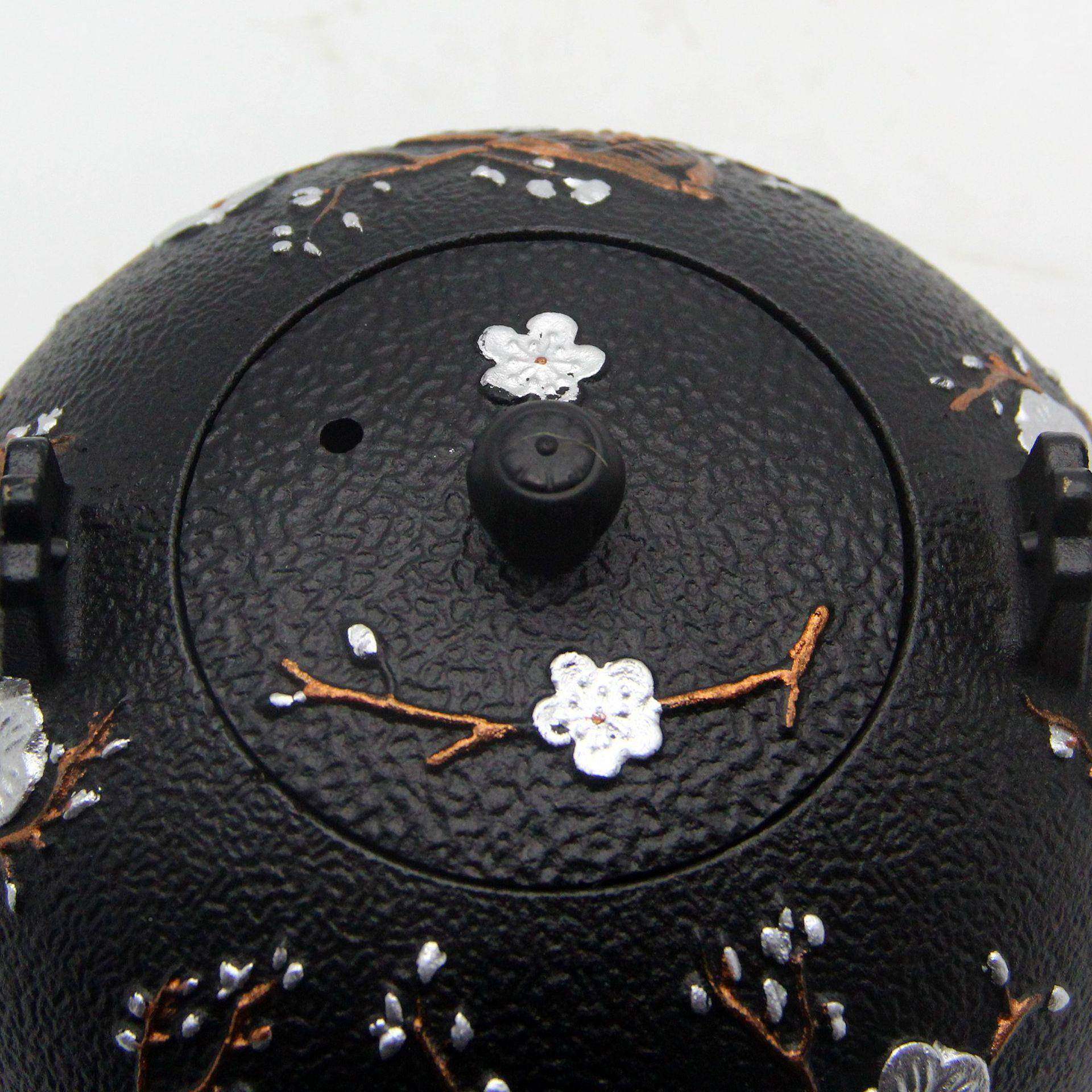 双铁彩绘PGV铸茶铁壶新式手工水养生带滤网茶壶煮泡生铁壶茶具装