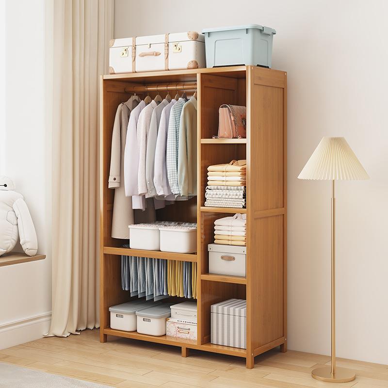 橱衣柜用卧室结实家耐用简易YYH大衣防收纳大容量尘落地多层实木