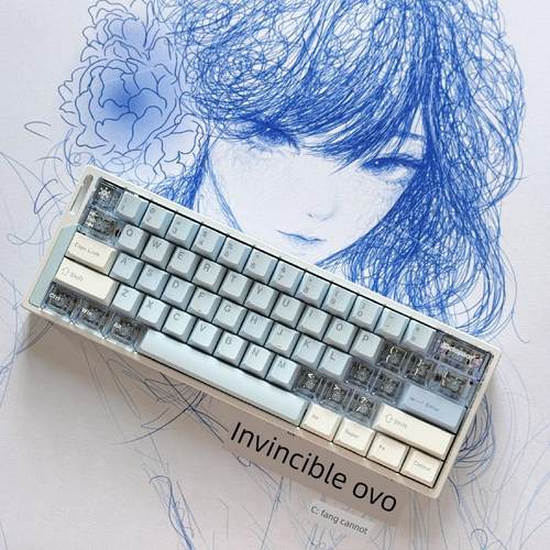 春潮·海屿键帽正刻原厂高度144颗+131颗磁轴键盘键帽