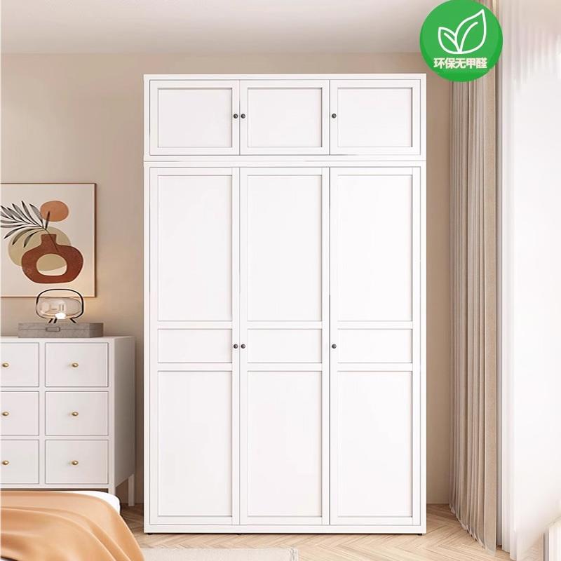 钢制三门衣柜家用卧室环保金属柜简约现代收纳柜小户型衣橱收纳柜