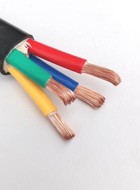 铜芯软电缆Rvv Yjvr2345芯4 6 10 16 25 35 50方护套工程电缆