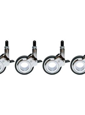 robby旗舰店｜中空万向轮 静音合金款高级电竞椅升降桌置物架脚轮