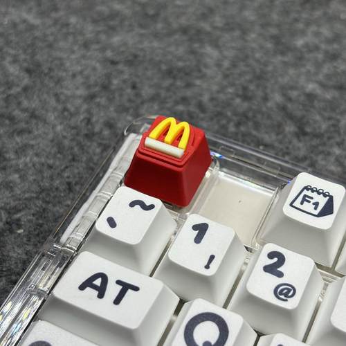 麦当劳灯牌键帽机械键盘个性定制键盘键帽树脂艺术键帽