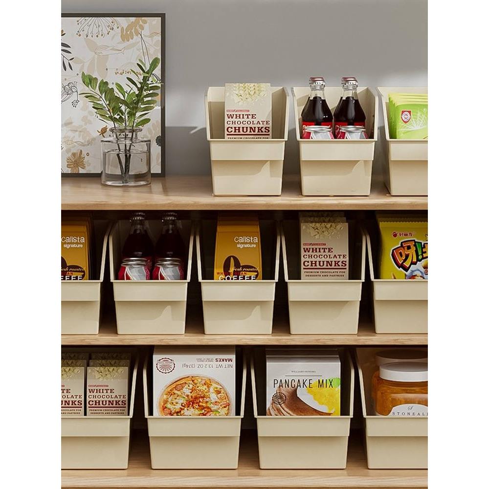 橱柜收纳盒桌面杂物收纳筐家用下水槽拉篮储物盒厨房用品整理箱fh