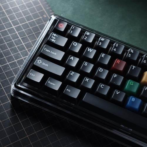 XVX 软玉黑灯键帽雾透原厂机械键盘键帽个性正刻166键大全套Alice