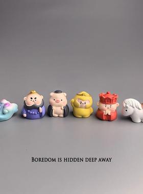 无聊了，摆一摆Q版西游记话悟空电脑桌面小摆件解压治愈工位装饰