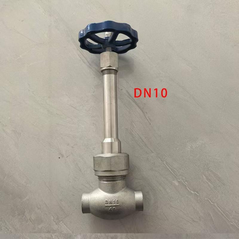 低温工业管道LNG截止阀 DJ61F-40P液氧氮氩 DN15/40/80长柄短柄