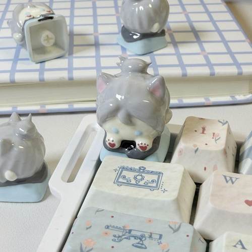 无畏契约捷风周边客制化二次元个性键帽磁轴机械键盘芝麻键帽