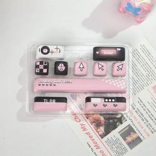 moa高度个性键帽可爱机械键盘方向键ESC回车分裂空格增补替补键