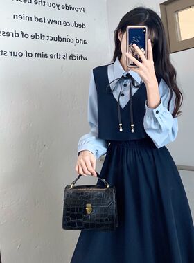十八岁成人礼礼服女高中生毕业微胖女生高级感裙子女孩学生连衣裙