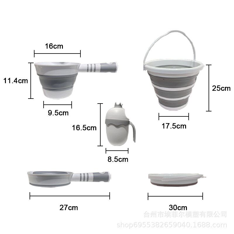 婴儿洗澡盆宝宝0-5岁小孩大号塑料儿童浴盆感温折叠Y新生儿可坐躺