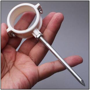 加长PVC尖钉塑料管卡排给水管配件吊码夹固定管码抱箍M62W0253240